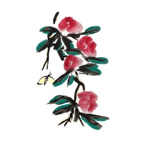 水墨插画素材