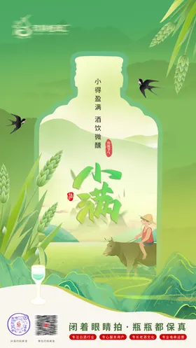 小满节气海报