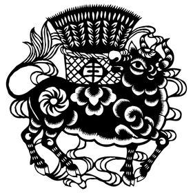 牛年剪纸