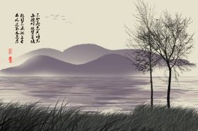 成都兴隆湖上的环卫工