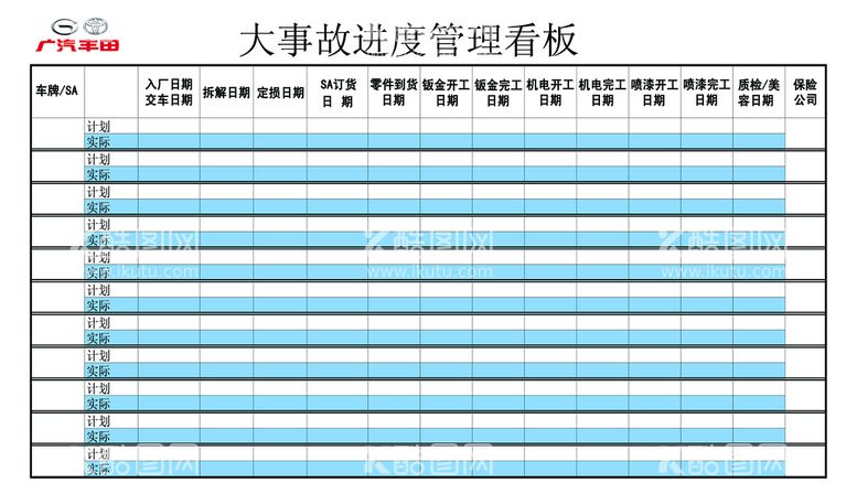 编号：04283110100145352870【酷图网】源文件下载-大事故管理看板