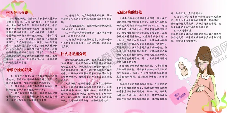 编号：61067911062303096684【酷图网】源文件下载-妇产科展板