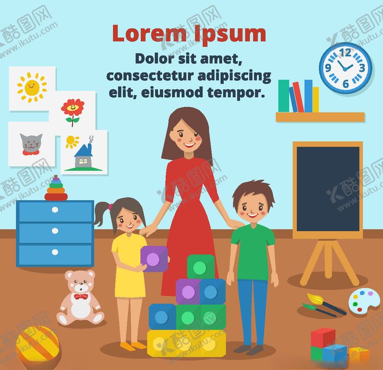 编号：20610809270511136686【酷图网】源文件下载-卡通教学