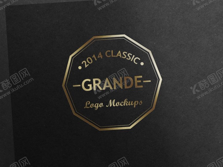 编号：11440810100504176789【酷图网】源文件下载-烫金LOGO样机