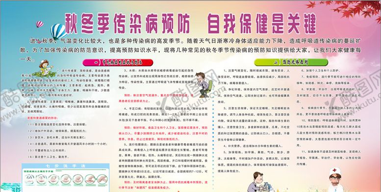 编号：45946810210900107735【酷图网】源文件下载-预防传染病展板