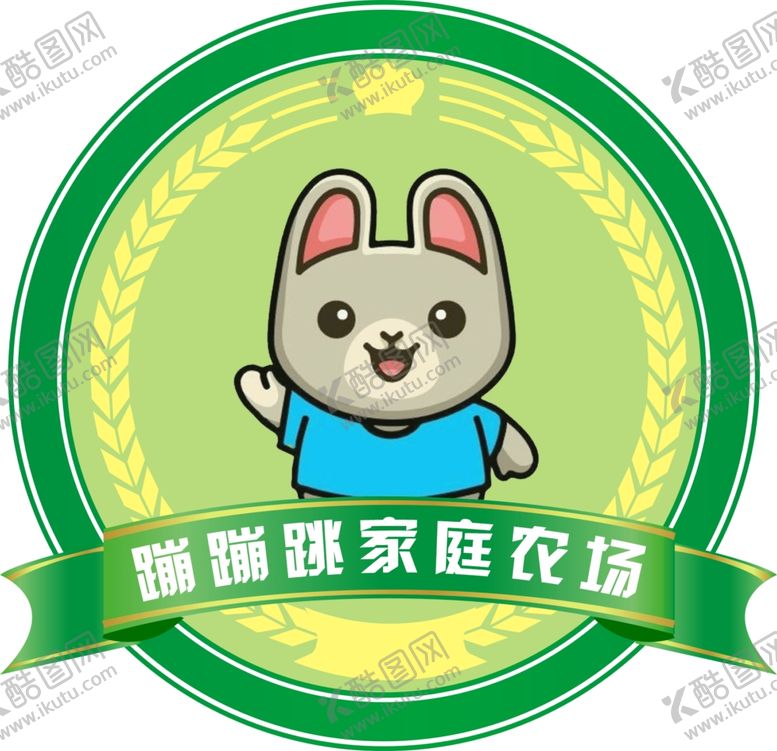 编号：24080106242156046945【酷图网】源文件下载-家庭农场logo养兔场标志