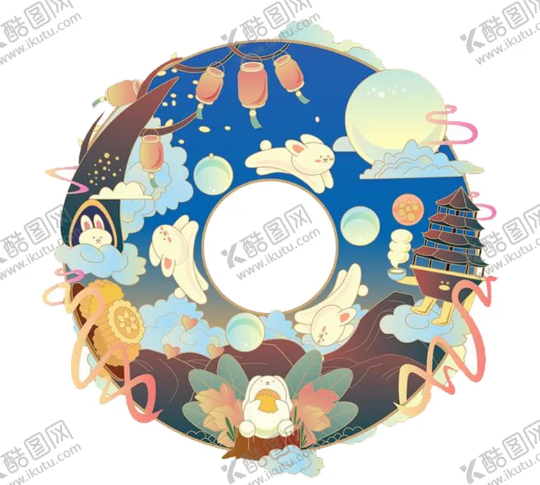 编号：21147706180404228804【酷图网】源文件下载-中秋节插画