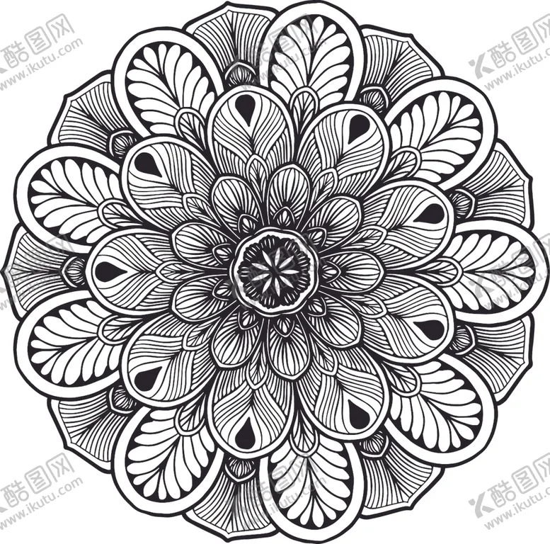 编号：61781409120659047455【酷图网】源文件下载-曼陀罗花纹