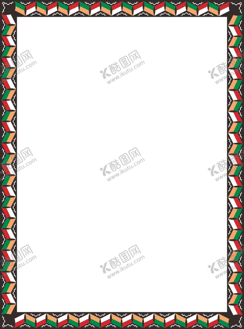 编号：39512405060426152368【酷图网】源文件下载-简约花纹边框