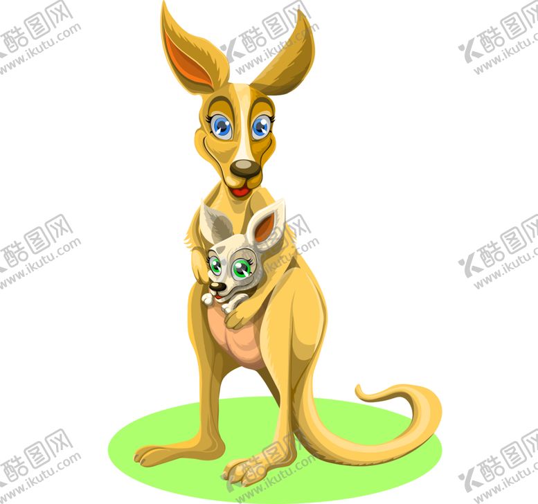 编号：49773510300351179396【酷图网】源文件下载-袋鼠