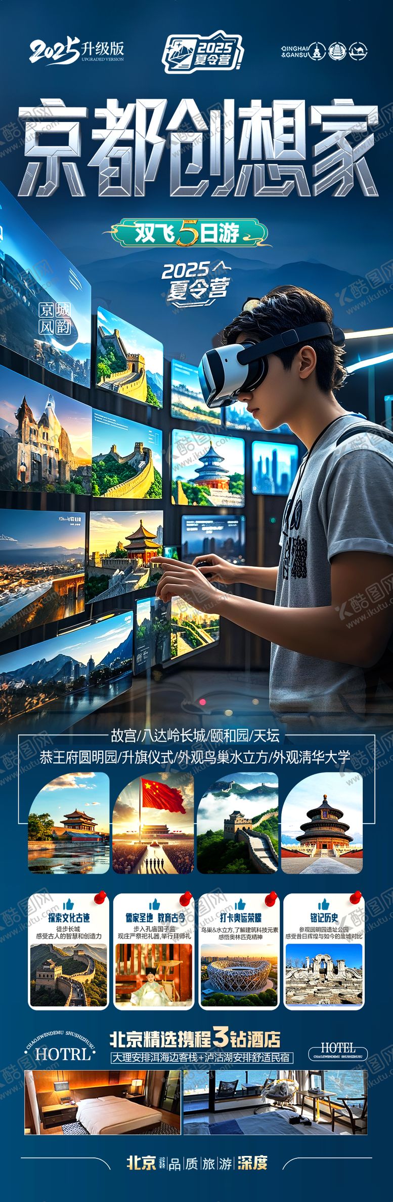 编号：35586005082103275985【酷图网】源文件下载-北京研学海报亲子旅游