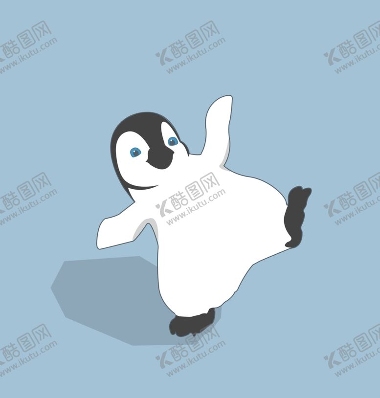 编号：88175505190039575535【酷图网】源文件下载-手绘企鹅