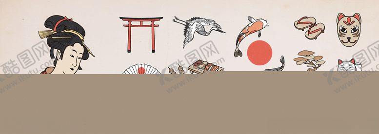 编号：79596205150012524734【酷图网】源文件下载-日本文化矢量素材