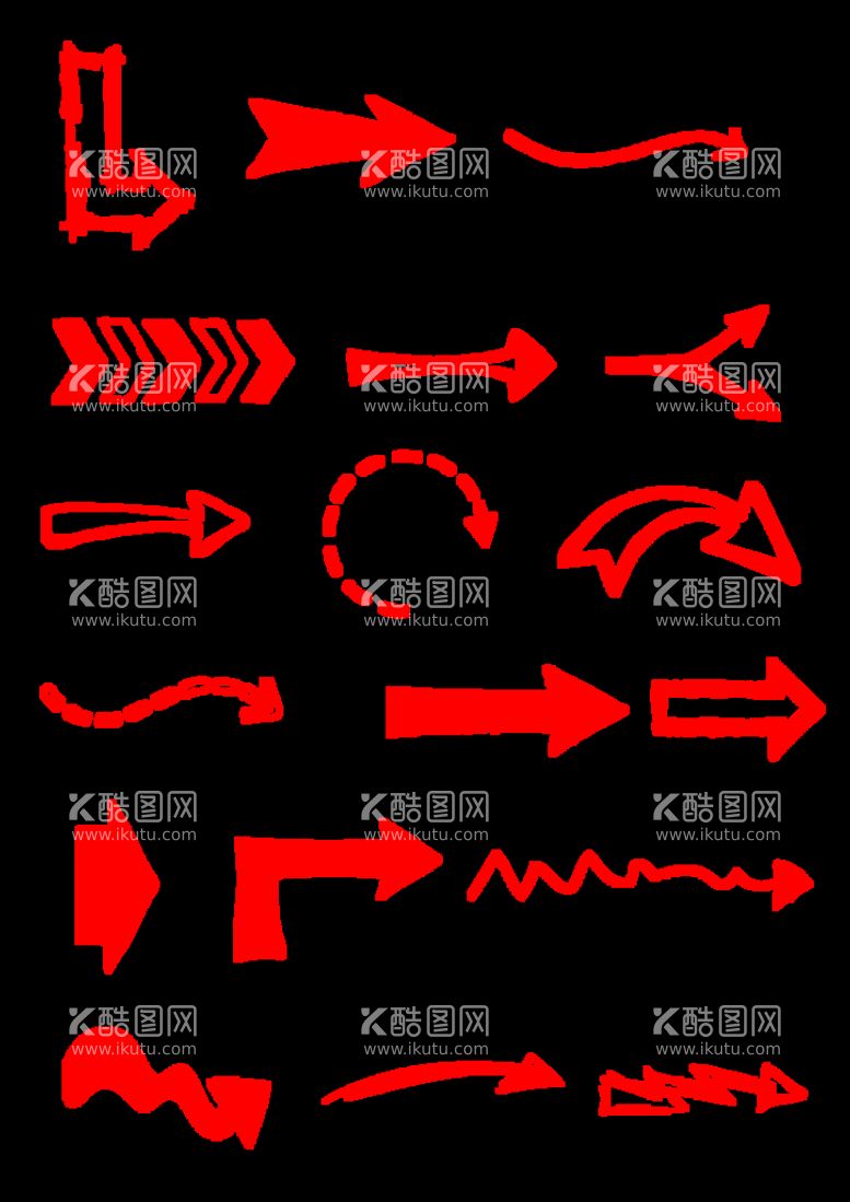 编号：27485009151852069413【酷图网】源文件下载-箭头 