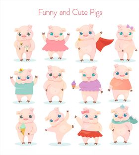 卡通猪