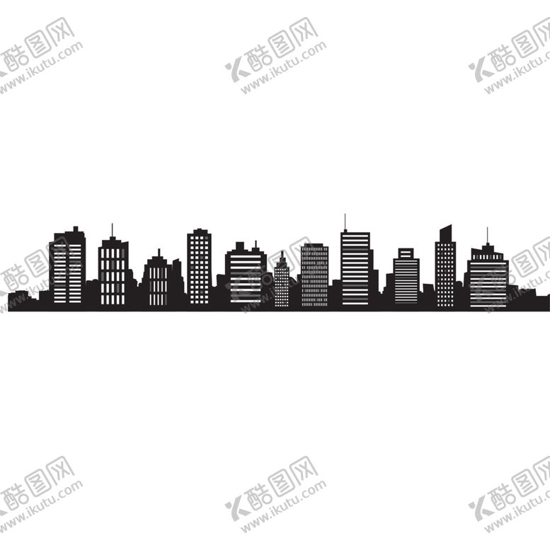 编号：86686311010621433875【酷图网】源文件下载-城市剪影