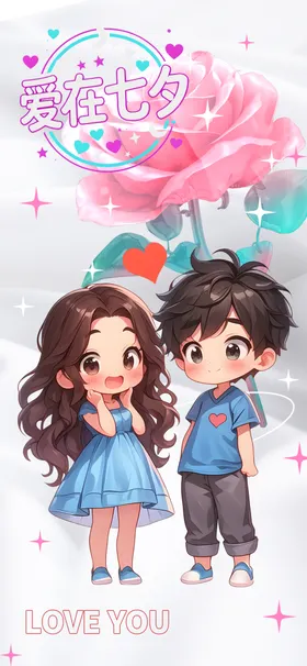七夕节海报