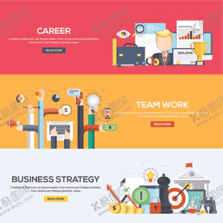 编号：89853910070400029450【酷图网】源文件下载-扁平化工作场景与人物