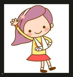 手绘儿童女孩