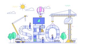 人物生活扁平化图案