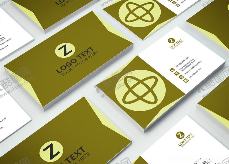 编号：38844710050625303869【酷图网】源文件下载-矢量名片模板