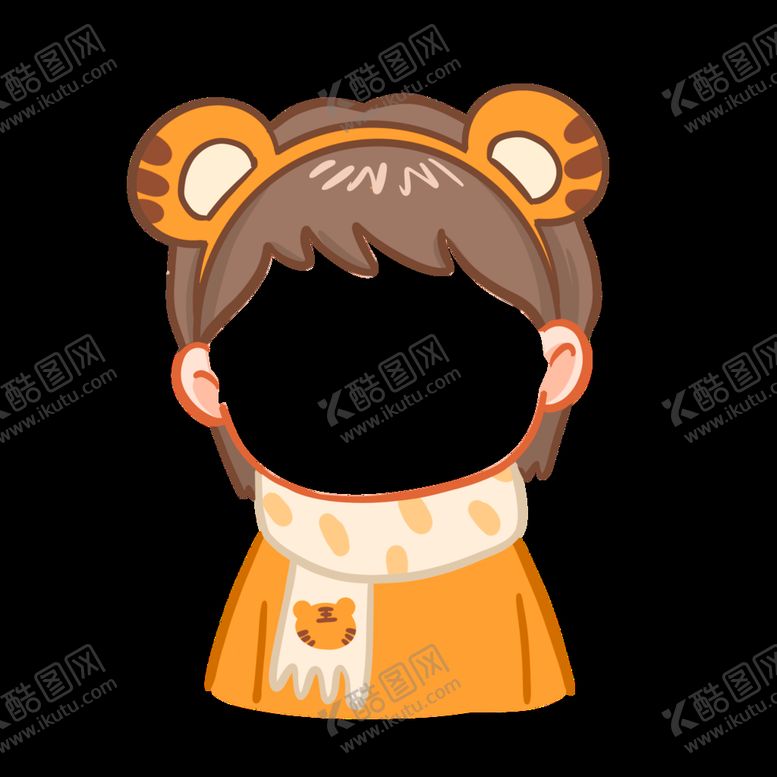 编号：68601810201631232345【酷图网】源文件下载-虎年头像框
