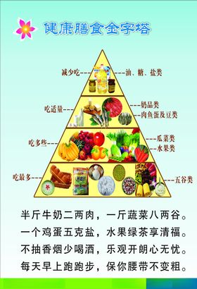 健康膳食金字塔