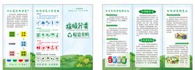 垃圾分类三折页