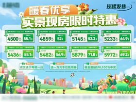 现房特惠海报特价房