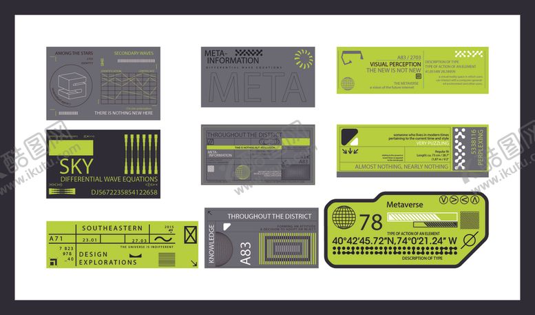 编号：27248211012352179031【酷图网】源文件下载-多样标签设计展示