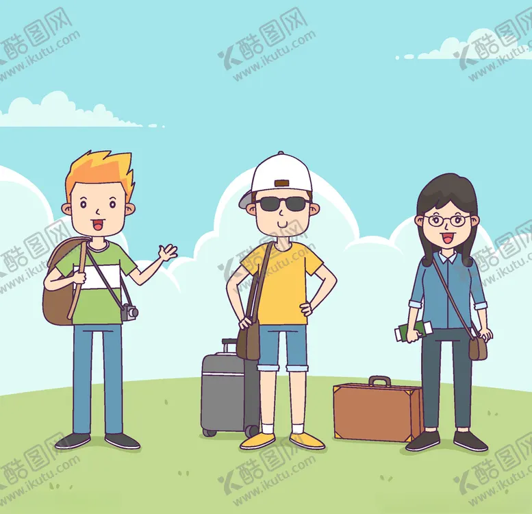 编号：91064007020505242577【酷图网】源文件下载-旅客游客
