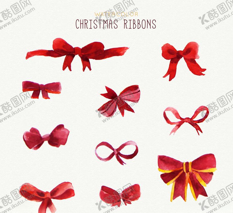 编号：23255310081614321349【酷图网】源文件下载-手绘蝴蝶结彩带