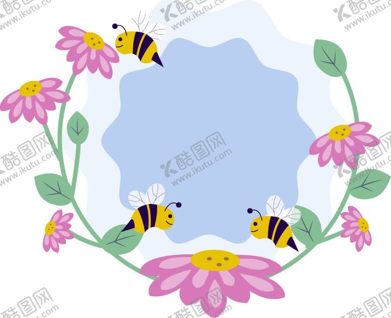编号：55040810170735107040【酷图网】源文件下载-花朵边框免抠图