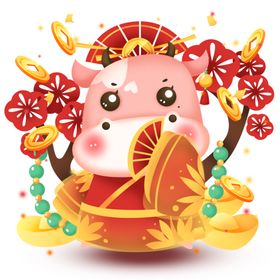 卡通牛形象