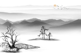 水墨山水