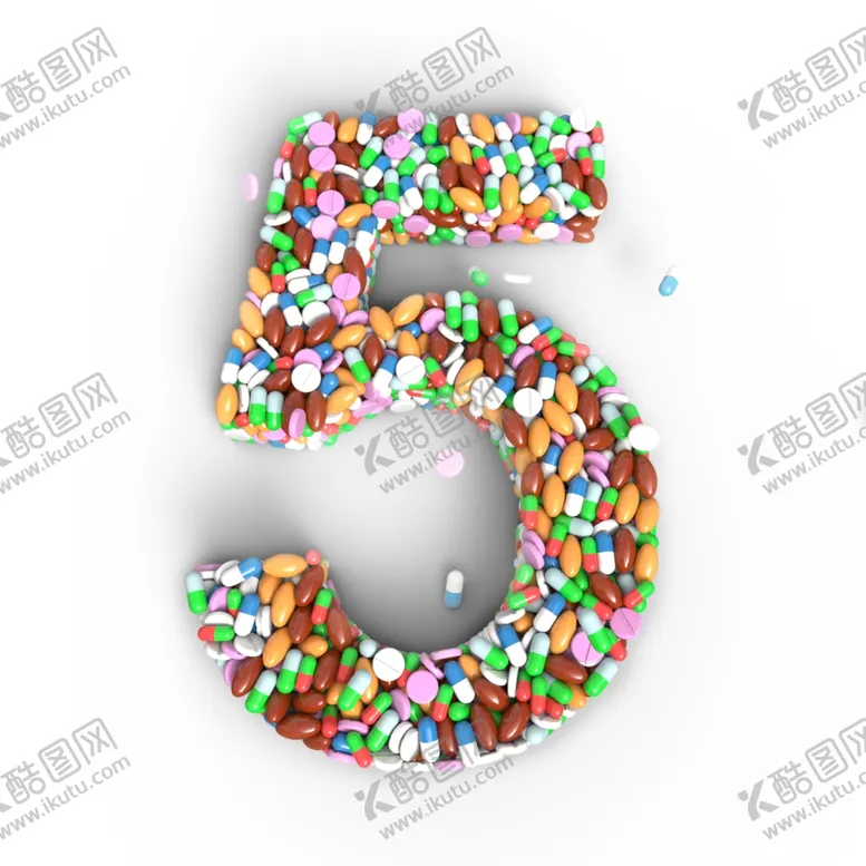 编号：71602907081502493478【酷图网】源文件下载-胶囊数字5
