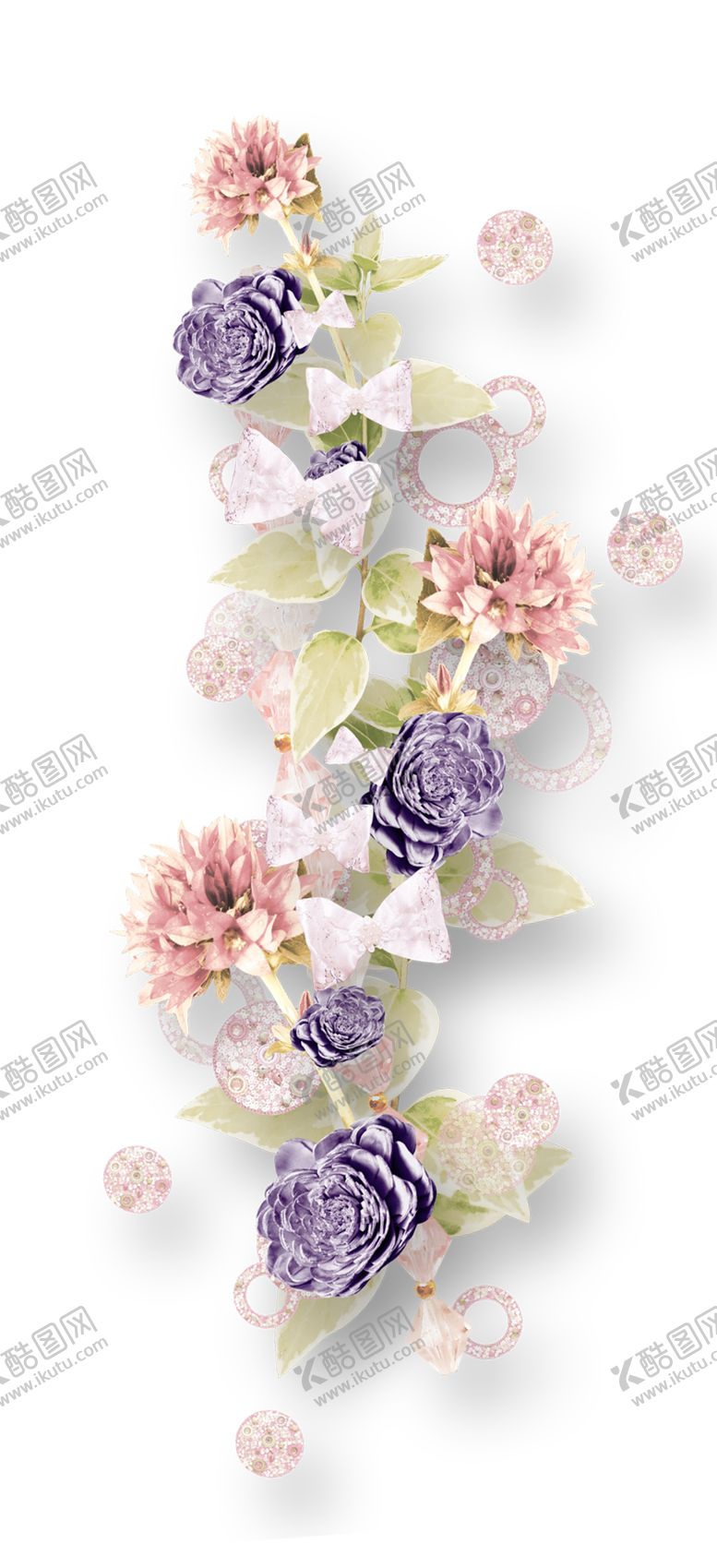编号：63261507040440276590【酷图网】源文件下载-欧式创意花朵植物装饰