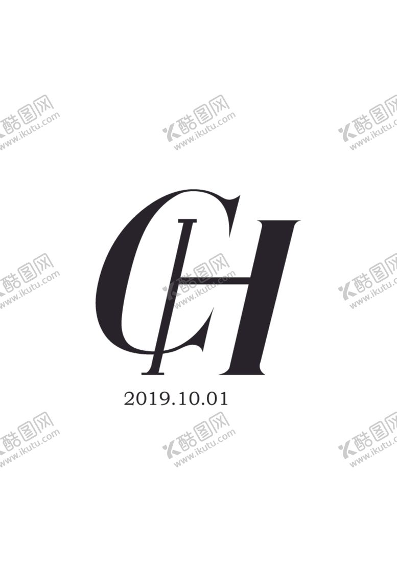 编号：20908805120511306817【酷图网】源文件下载-婚礼logo英文logo