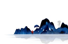 中国风山水