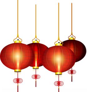中国风传统节日手绘彩绘灯笼