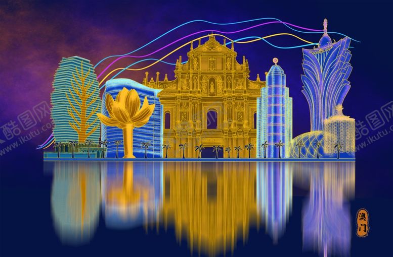 编号：66175910311040049647【酷图网】源文件下载-城市建筑插画卡通背景素材