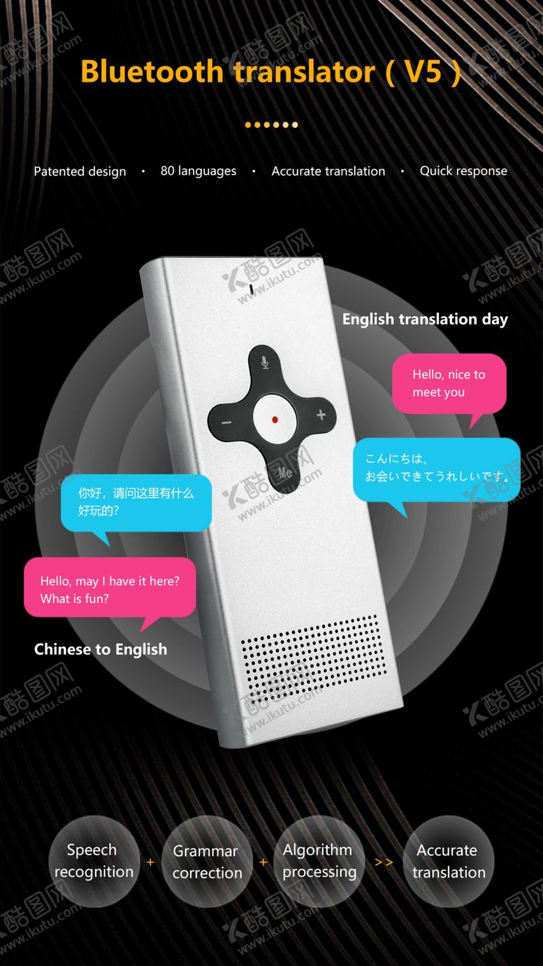 编号：78000510310418095919【酷图网】源文件下载-翻译器海报