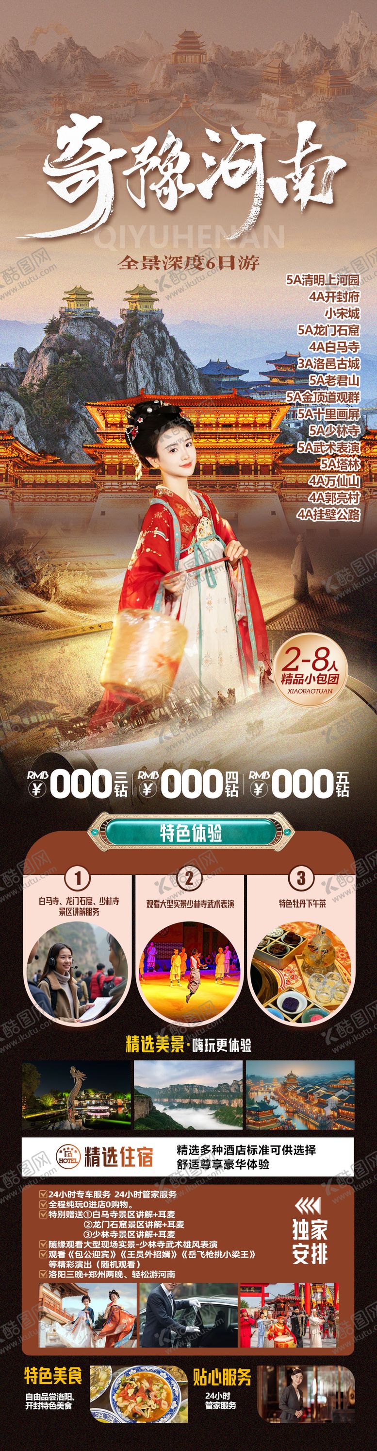 编号：53804005222043553662【酷图网】源文件下载-奇豫河南旅游长图