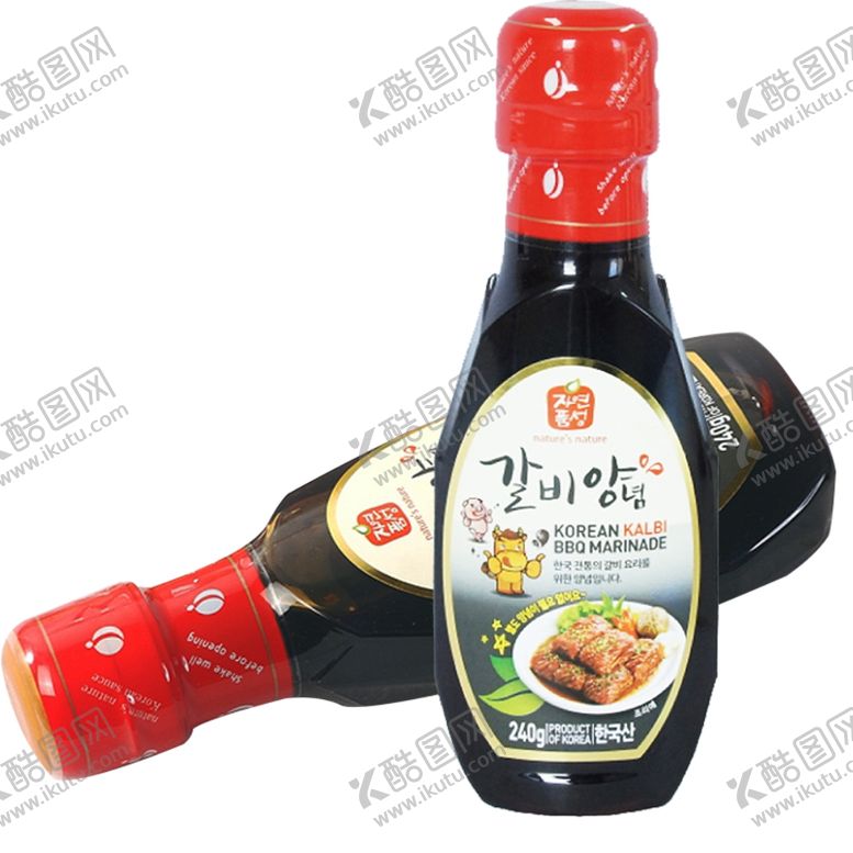 编号：60463309270835572051【酷图网】源文件下载-韩国海地村韩式烤排骨酱240g