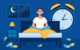睡姿生理现象夜晚晚上眠