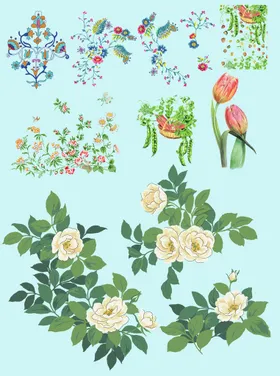 花卉底纹背景素材素材素材