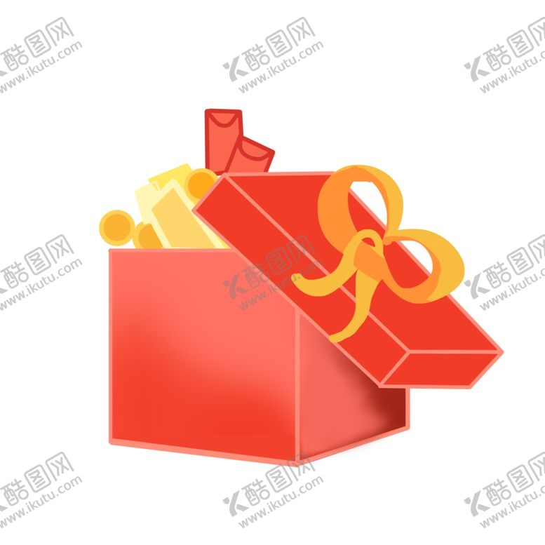 编号：40498707092006046054【酷图网】源文件下载-打开的礼物盒插画