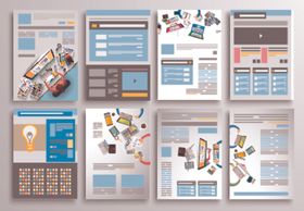 多彩移动应用界面设计图