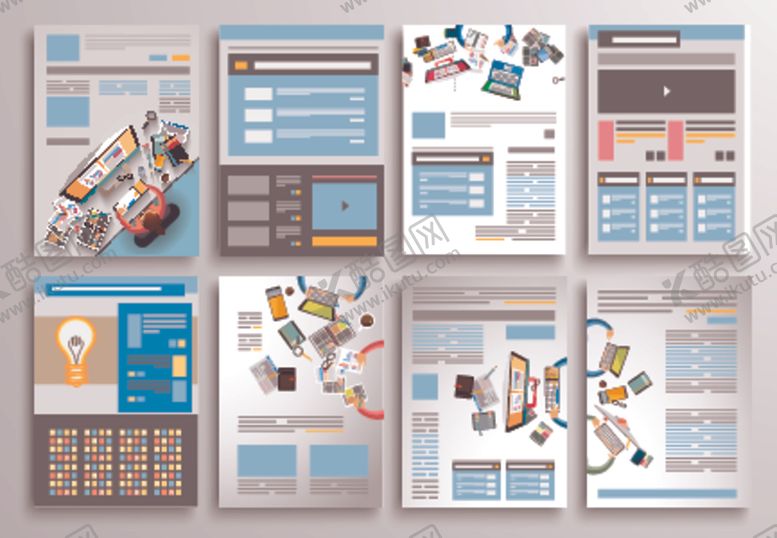 编号：83978304041025045230【酷图网】源文件下载-多彩移动应用界面设计图