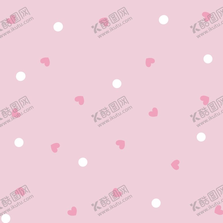 编号：51117209202028185752【酷图网】源文件下载-粉色爱心白色小点粉红壁纸